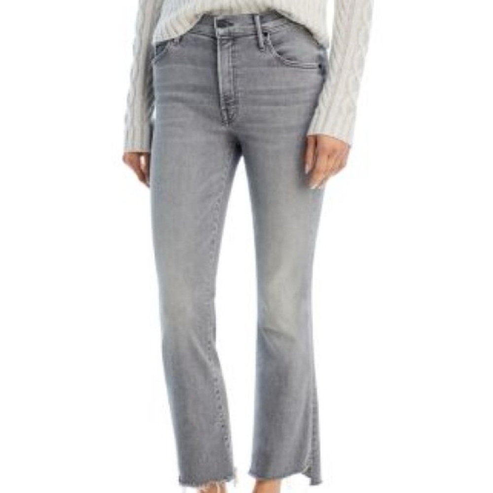 Mother The Insider Crop Step Fray Jeans
